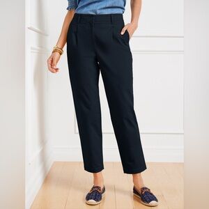 Talbots Modern Twill Pleated Chino